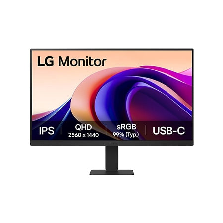 LG 23.8 (60.45cm) QHD IPS Monitor with USB-C — 24U631A-B — product view