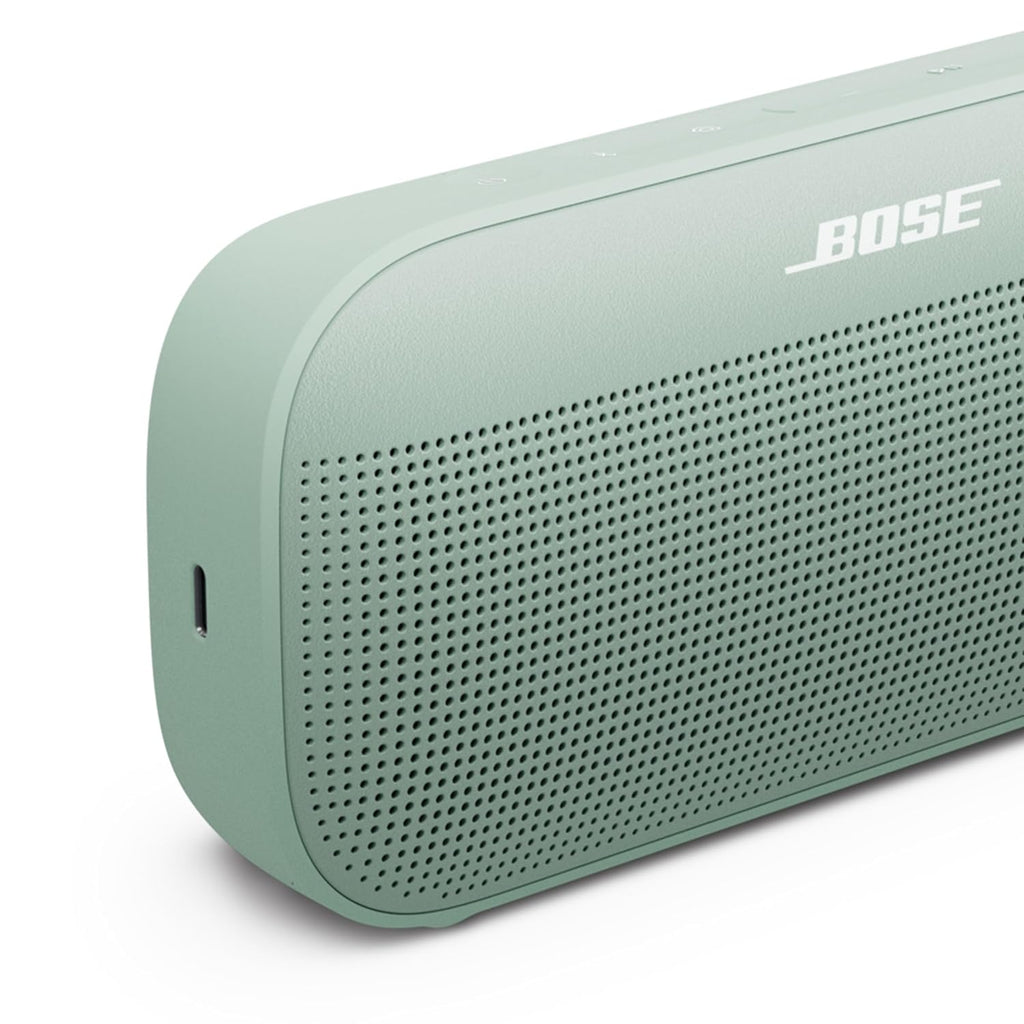 Bose New SoundLink Flex Portable Bluetooth Speaker (2nd Gen), Portable Outdoor Speaker with Hi-Fi Audio, Up to 12 Hours Battery Life, Waterproof and Dustproof, Alpine Sage