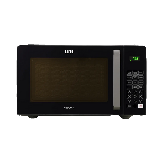 IFB 24PM2B 24 L Solo Microwave Oven | 69 Auto Cook Menus | Touch Keypad | Anti-Rust Cavity | Black