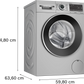 Bosch WGA2341SIN Series 4 8kg 1400 RPM 5 Star Fully Automatic Front Load Washing Machine – Anti-Tangle, SpeedPerfect