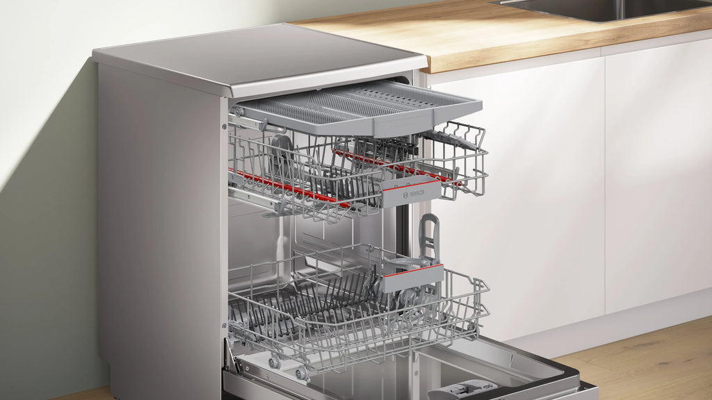 Bosch SMS4HMB62T Series 6 15 Place Settings Free-Standing Dishwasher 60 cm (Black, Home Connect, Self-Cleaning Filter, SpeedPerfect+)