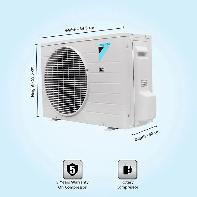 Daikin GTE60UV16U 1.8 Ton 1 Star Split AC (Fixed Speed, Copper Condenser, Without Installation Kit)