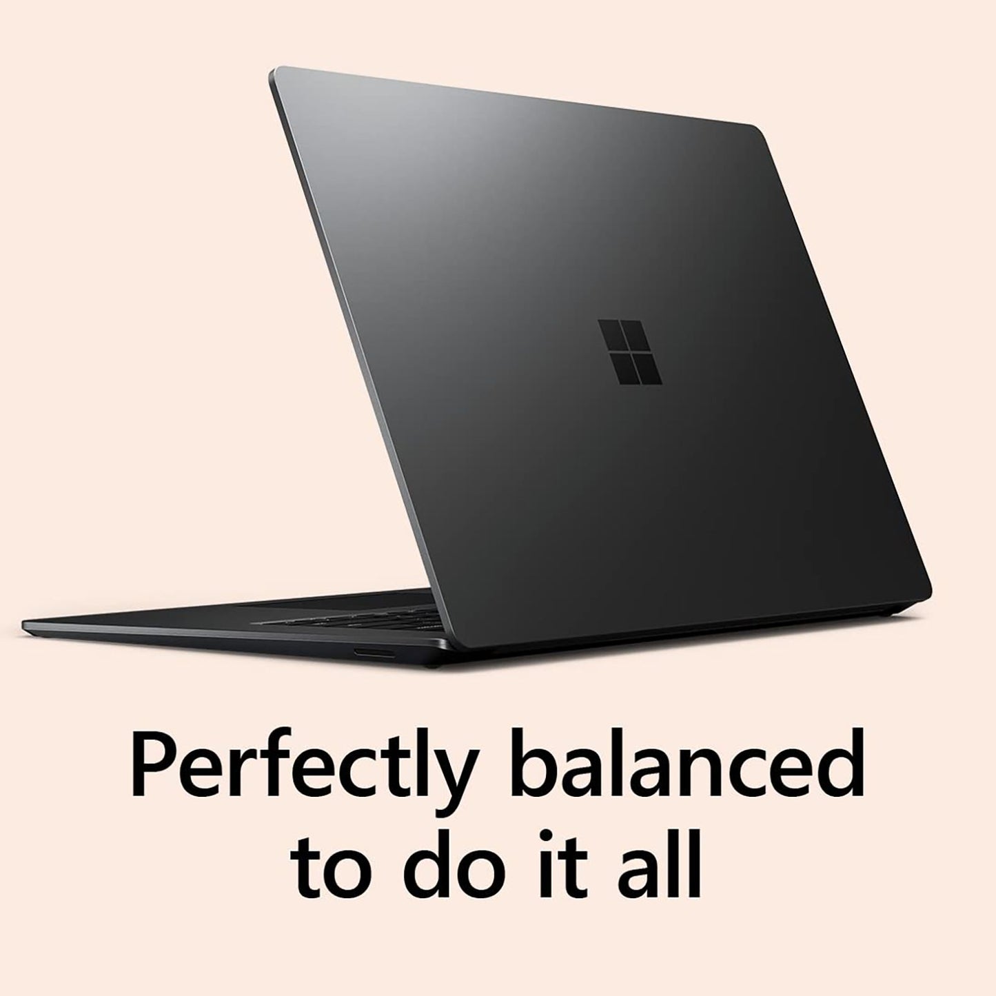 Microsoft Surface Laptop 5 Intel Core i7 12th Gen (13.5 inch, 16GB, 512GB, Windows 11, Intel Iris Xe Graphics, PixelSense Display, Matte Black, RBG-00048)
