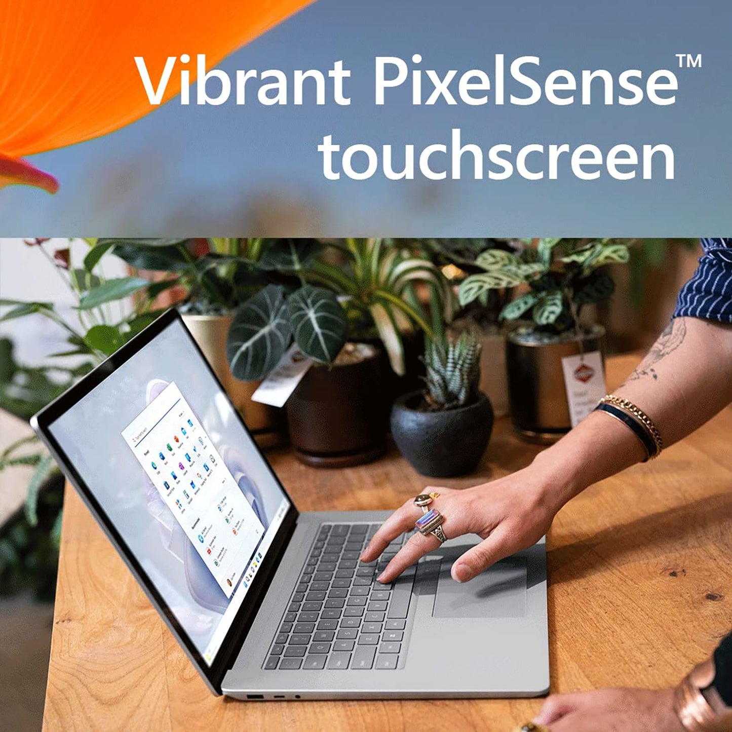 Microsoft Surface Laptop 5 Intel Core i7 12th Gen (15 inch, 8GB, 256GB, Windows 11, Intel Iris Xe Graphics, PixelSense Display, Platinum, RBY-00023)