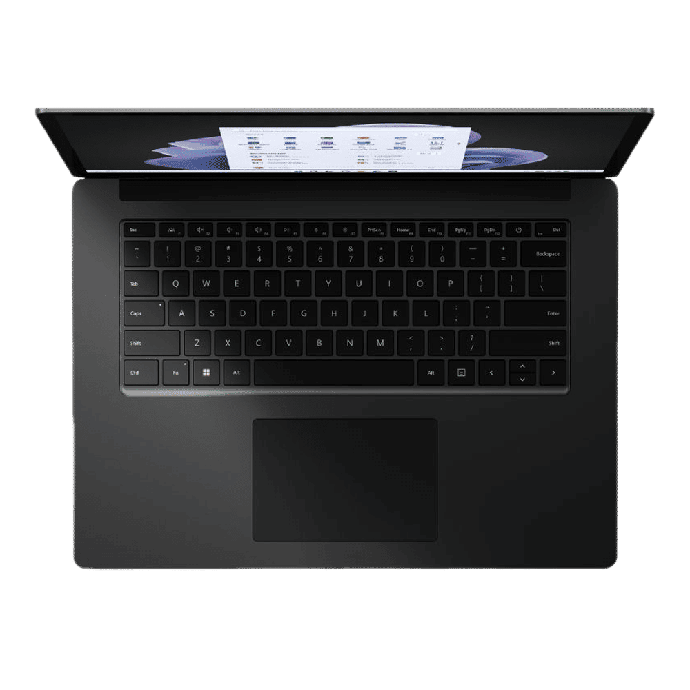 Microsoft Surface Laptop 5 Intel Core i7 12th Gen (15 inch, 16GB, 512GB, Windows 11, Intel Iris Xe Graphics, PixelSense Display, Matte Black, RIP-00048)