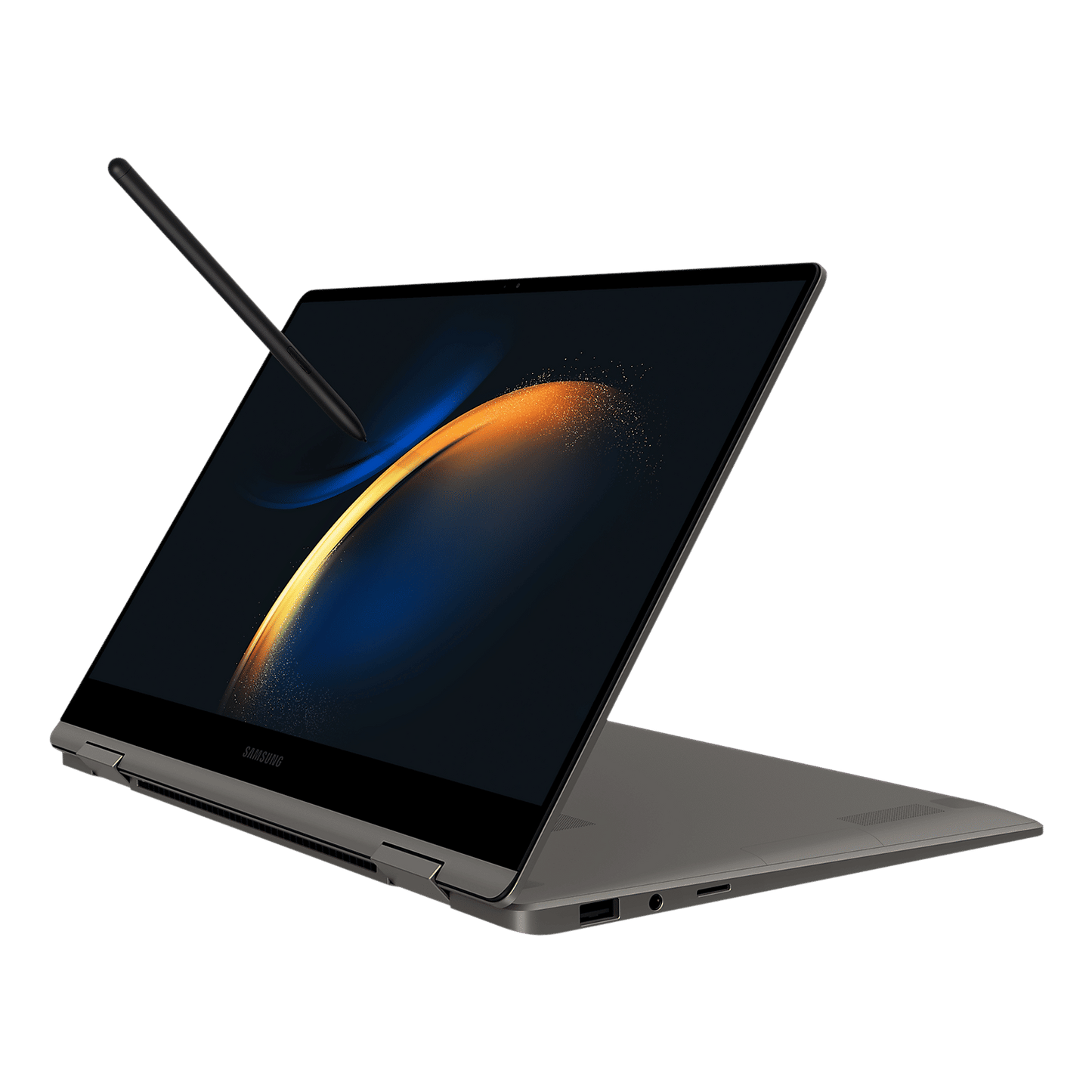 SAMSUNG Galaxy Book3 360 Intel Evo Core i7 13th Gen (13.3 inch, 16GB, 1TB, Windows 11 Home, MS Office 2021, Intel Iris Xe, FHD Super AMOLED Display, Graphite, NP730QFG-KA3IN)