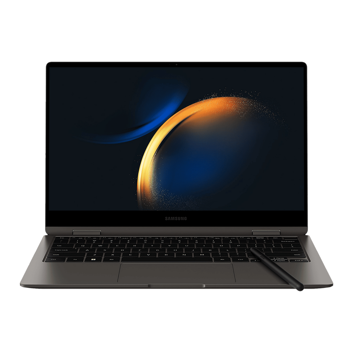 SAMSUNG Galaxy Book3 360 Intel Evo Core i7 13th Gen (13.3 inch, 16GB, 1TB, Windows 11 Home, MS Office 2021, Intel Iris Xe, FHD Super AMOLED Display, Graphite, NP730QFG-KA3IN)