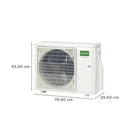 O General 2.0 Ton 3 Star ASGG24CPAA-B Inverter Split AC (Copper Condenser) - Delhi NCR only