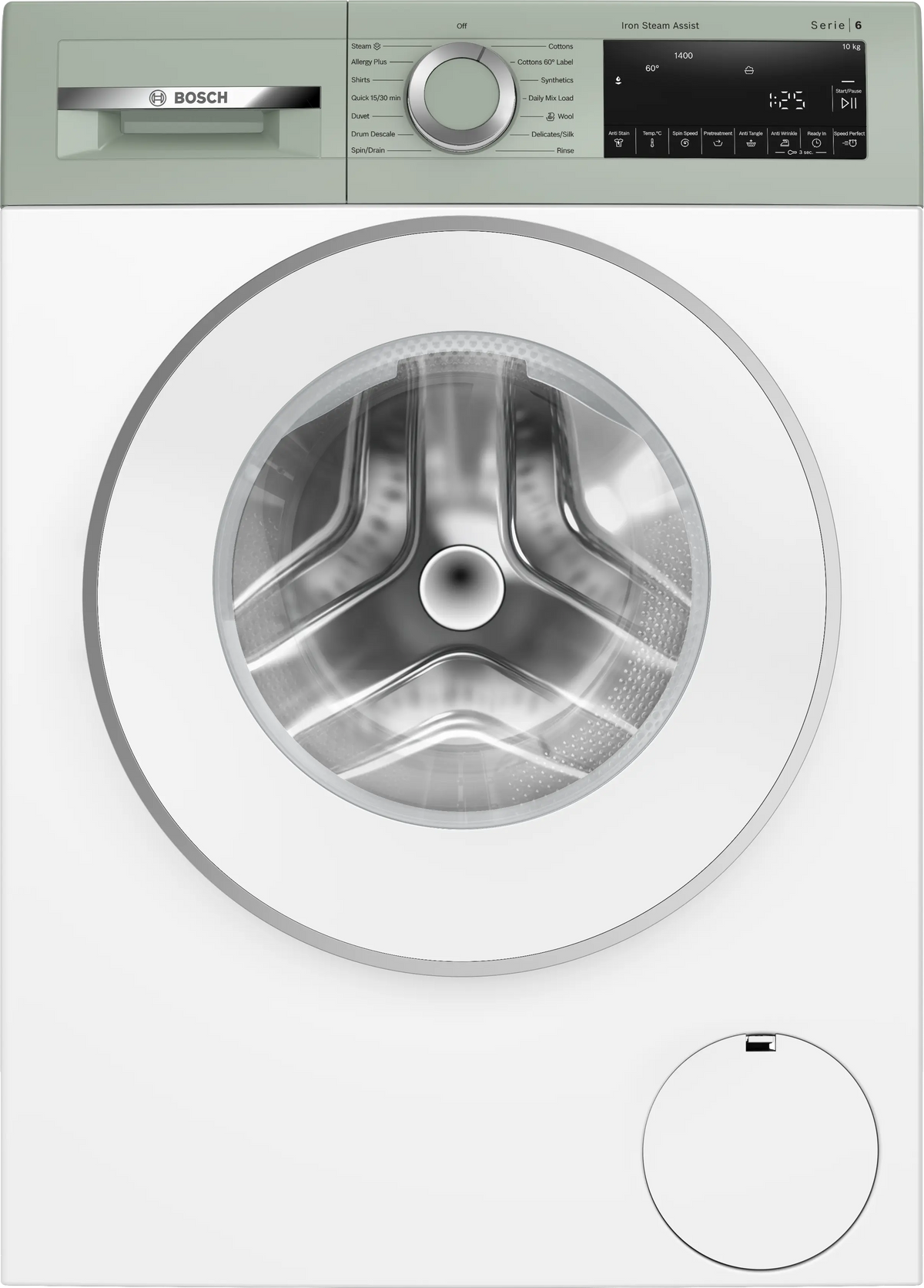 Bosch Series 6 washing machine, front loader 10 kg 1400 rpm — WGA254ZJIN — product view