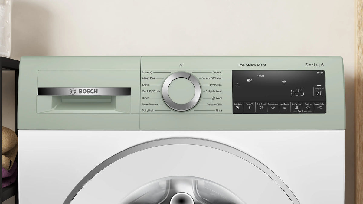 Bosch Series 6 washing machine, front loader 10 kg 1400 rpm — WGA254ZJIN — alternate view