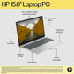 HP 15-fc0026AU AMD Ryen 3 Thin and Light Laptop (8GB, 512GB SSD, Windows 11 Home, 15.6 inch FHD Display, MS Office 2021, Natural Silver, 1.75 KG)