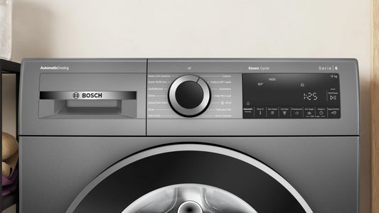 Bosch Series 6 washing machine, front loader 10 kg , Cast iron grey — WGA254IRIN - alternate view