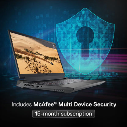 DELL G15-5530 Intel Core i5 13th Gen Gaming Laptop with RGB Keyboard(16GB, 512GB SSD, Windows 11, 6GB Graphics, 15.6 inch 120 Hz FHD Display, MS Office 2021, Dark Shadow Gray, 2.97 KG)