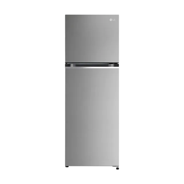 LG GL-S262SPZX.DPZZEB  246 Litres 3 Star Frost Free Double Door Convertible Refrigerator with Smart Diagnosis ( Shiny Steel)