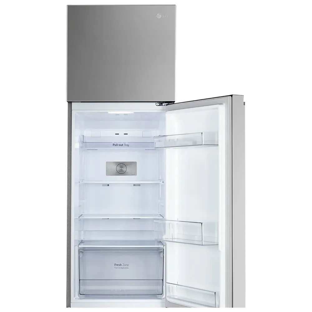 LG GL-N262SPZX 246L 3 Star Frost Free Double Door Refrigerator (Smart Inverter Compressor, Convertible Freezer, Multi Air Flow, Shiny Steel)