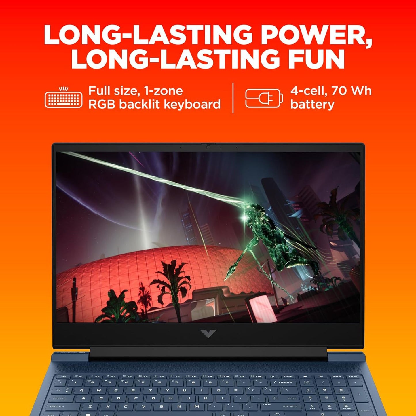 HP Victus 16-s0089AX AMD Ryzen 7 Laptop (16GB, 1TB, Windows 11 Home, 16.1 inch Full HD IPS Display, MS Office 2021, Performance Blue, 2.29 KG)
