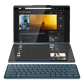 Lenovo Yoga Book 9 13IRU8 Intel Core i7 13th Gen (13.3 inch, 16GB, 1TB, Windows 11 Home, MS Office 2021, Intel Iris Xe, OLED Display, Tidal Teal, 82YQ001DIN)