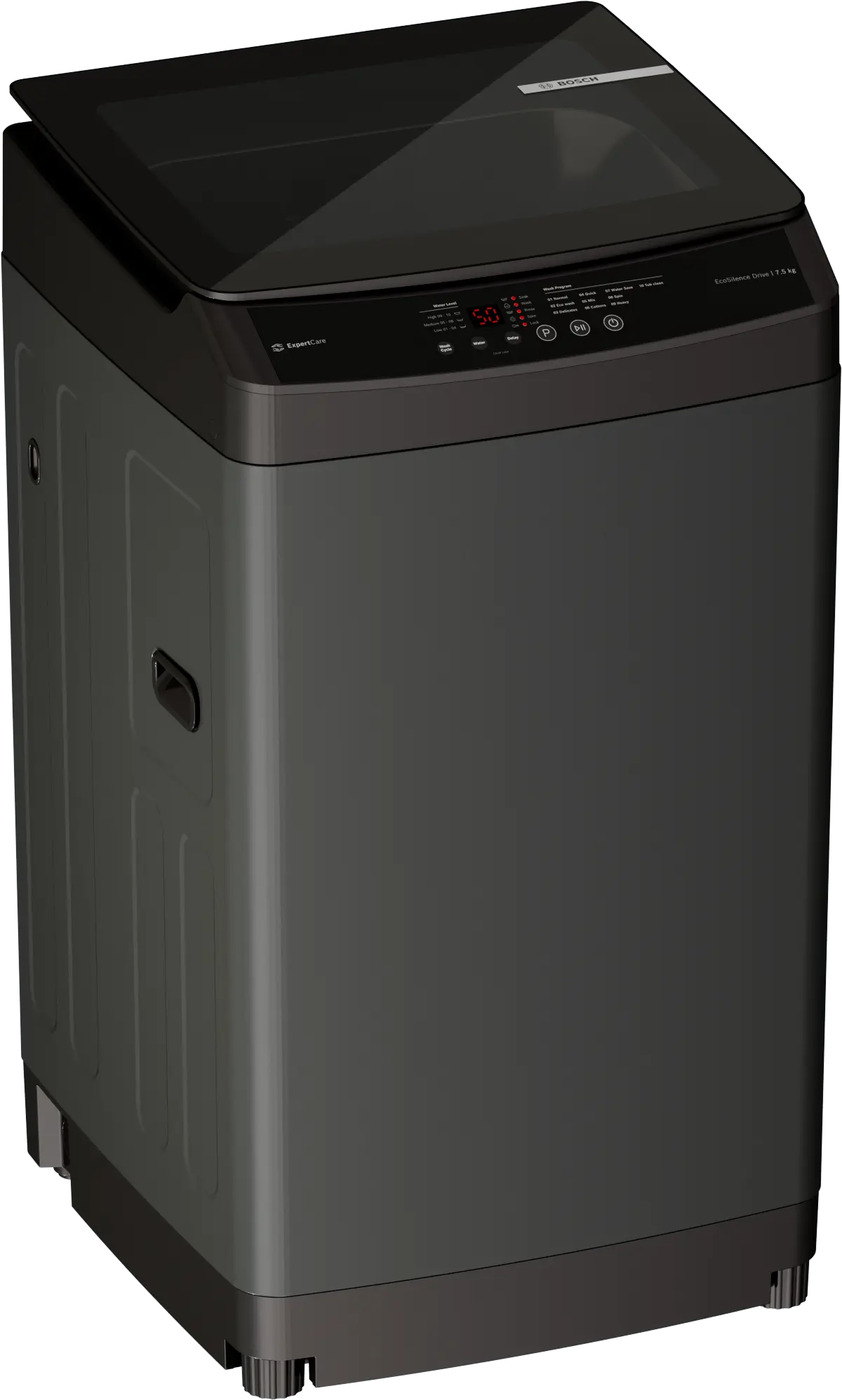 Bosch Series 2 washing machine, top loader 700 rpm — WOE75AG0IN — product view