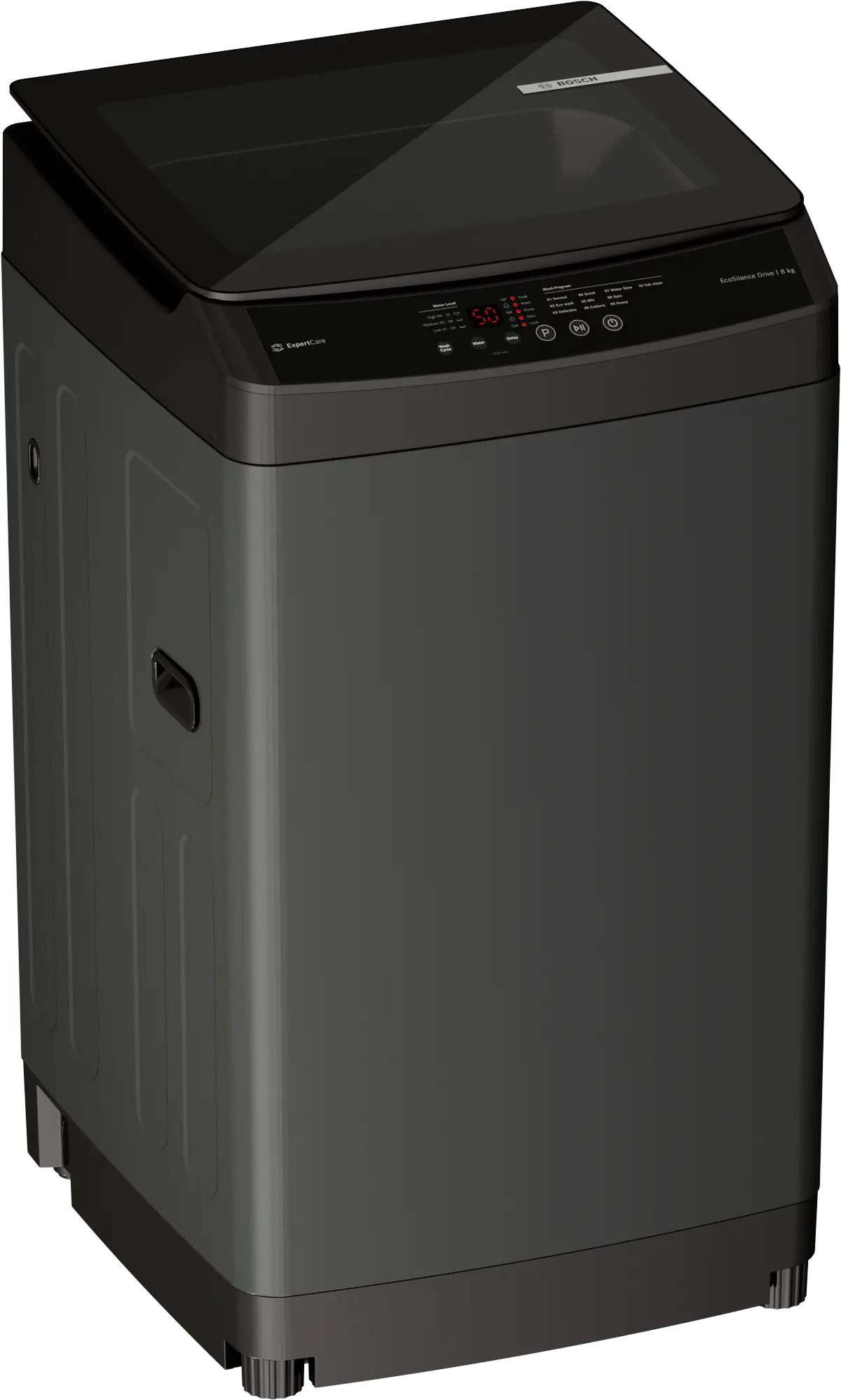 Bosch Series 2 washing machine, top loader 700 rpm — WOE80AG0IN — product view