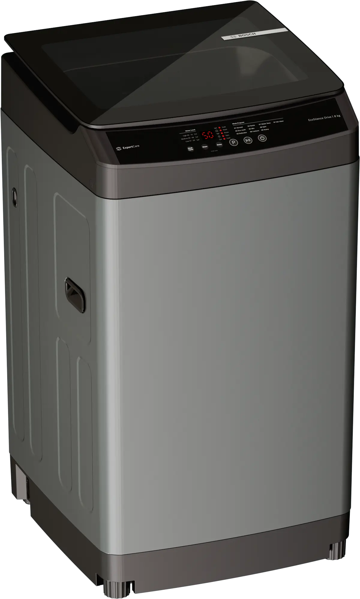 Bosch Series 2 washing machine, top loader 700 rpm — WOE80AH0IN — product view