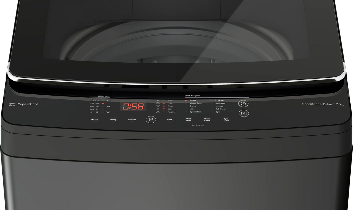 Bosch Series 2 washing machine, top loader 680 rpm — WOE70DV0IN — alternate view
