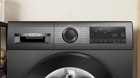 Bosch Series 6 washer dryer 12 kg /7 kg , Cast iron grey — WNA2740RIN — alternate view