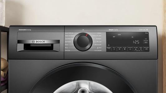 Bosch Series 6 washing machine, front loader 9 kg , Cast iron grey — WGA242IRIN — alternate view