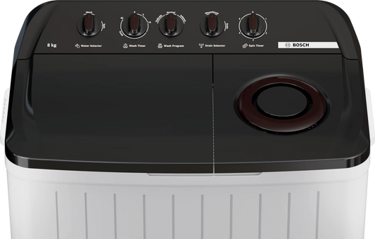 Bosch Series 2 Semi-automatic Toploader 8 kg 1300 rpm — WJP80AU0IN — alternate view