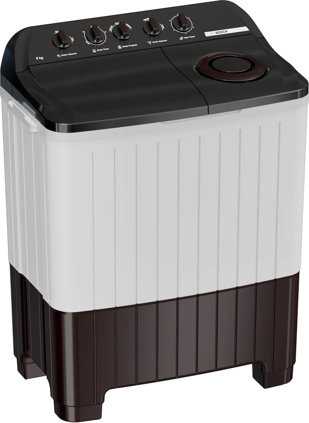 Bosch Series 2 Semi-automatic Toploader 8 kg 1300 rpm — WJP80AU0IN — product view