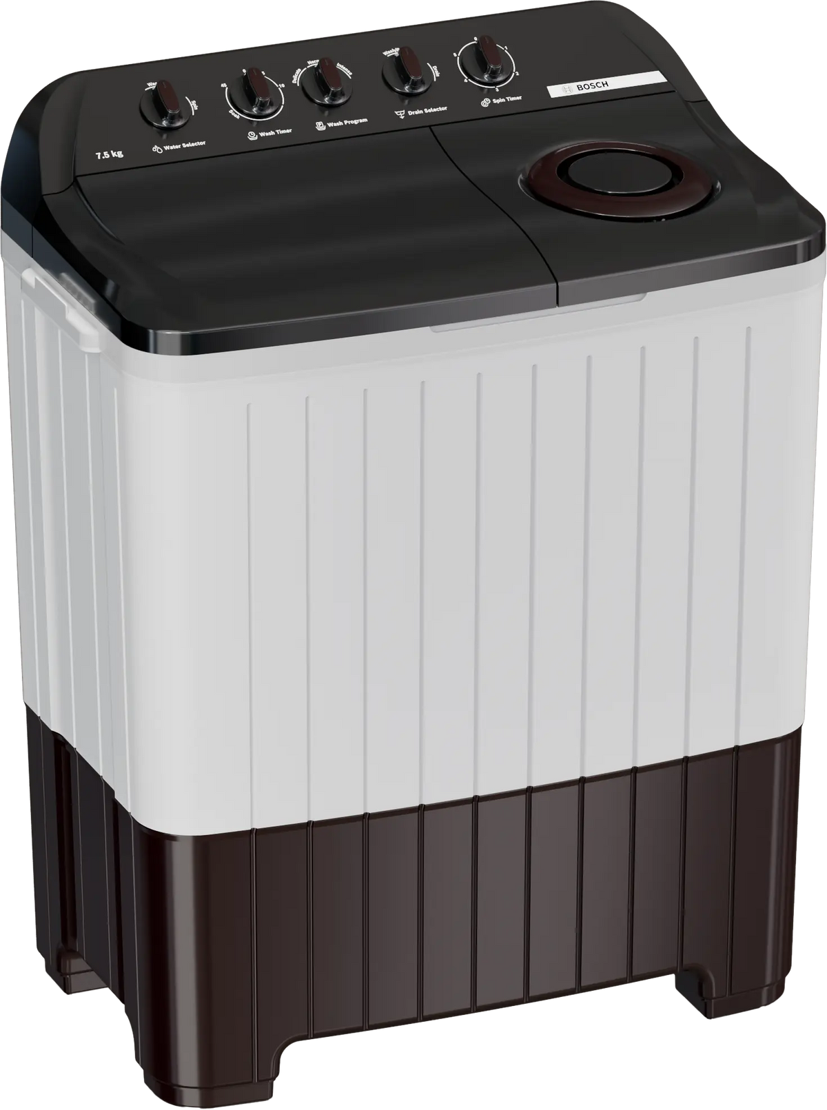 Bosch Series 2 Semi-automatic Toploader 7.5 kg 1300 rpm — WJP75AU0IN — product view