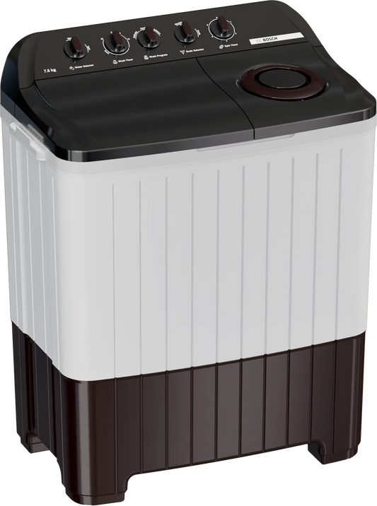 Bosch Series 2 Semi-automatic Toploader 7.5 kg 1300 rpm — WJP75AU0IN — product view