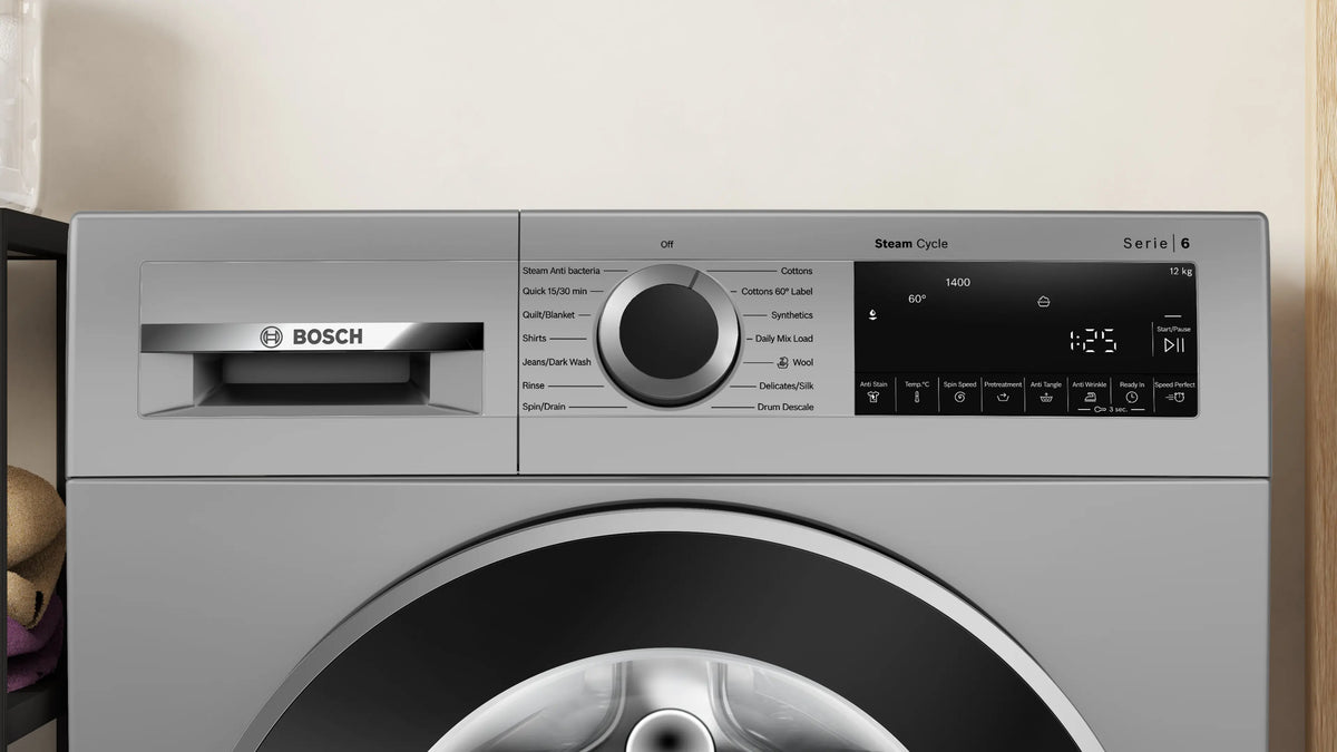 Bosch Series 6 washing machine, front loader 12 kg 1400 rpm — WGA2740SIN — alternate view