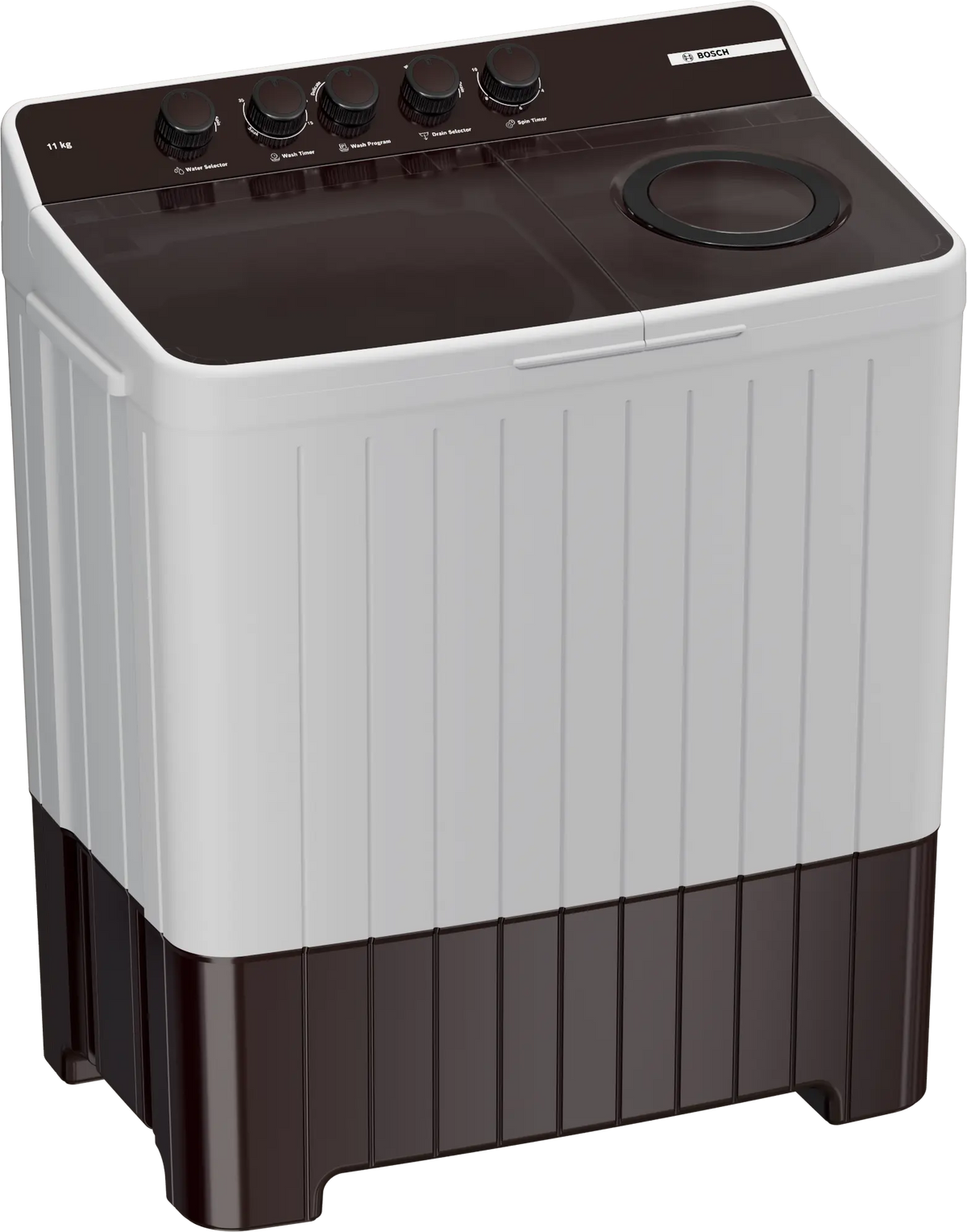 Bosch Series 2 Semi-automatic Toploader 11 kg 1300 rpm — WJP11CU0IN — product view