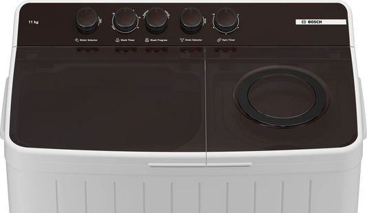 Bosch Series 2 Semi-automatic Toploader 11 kg 1300 rpm — WJP11CU0IN — alternate view