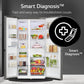 LG GL-B257HDS3 650 L Frost Free Smart Inverter Double Door Side By Side Refrigerator( Dazzle Steel, Convertible)