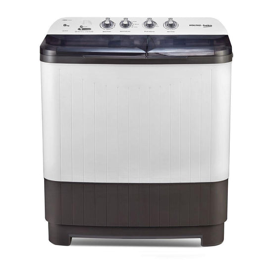 Voltas Beko WTT80DGRT 8 kg Semi Automatic Washing Machine (Burgundy)