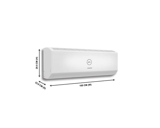 Godrej SIC 24ITC3  2 Ton 3 Star Inverter Split AC with 5-in-1 Convertible Cooling, Copper Condenser, Anti-Viral Filter & R32 Refrigerant