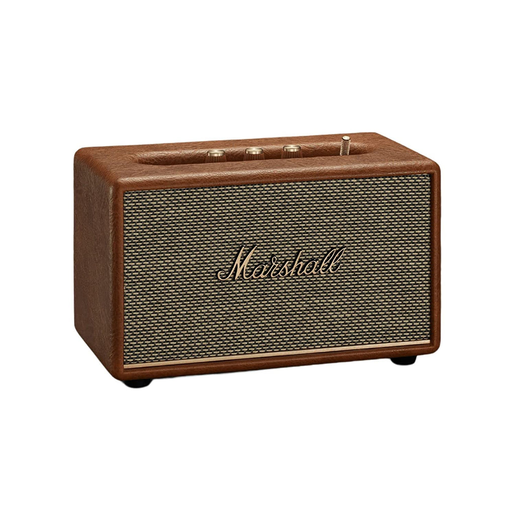 Marshall Acton III Bluetooth Speaker – Gen 3 with Wider Stereo Sound, Dynamic Loudness & Sustainable Design – Brown