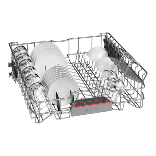Bosch SMS6IKI01I Series 6 14 Place Setting Dishwasher (Wi-Fi Enabled, EcoSilence Drive, HygienePlus, ExtraDry, Brushed Steel, Freestanding)