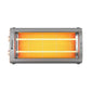 Havells Comodito 900 Watt Room Heater | Safety Grill, 120 Minute Sleep Timer Control knob | Rust Free Stainless Steal Reflector, Carbon Fiber Rods, Power Off & Heat Setting | (Pack of 1, Grey) GHRGHCHE090