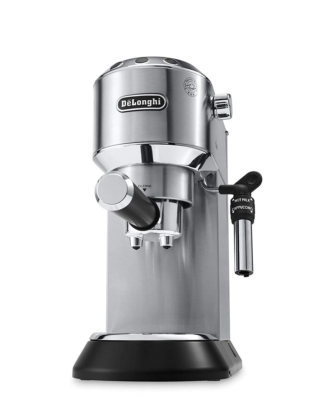 DeLonghi EC685M 1350-Watt Espresso Coffee Machine (Metallic) | 15-Bar Pressure | Thermoblock | Cappuccino System
