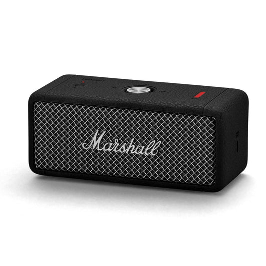 Marshall Emberton II Portable Bluetooth Speaker (Black & Steel) | 30+ Hour Playtime | IP67 Water Resistant