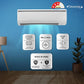Daikin FTKY35UV16W 1 Ton Inverter 3 Star Split Air Conditioner