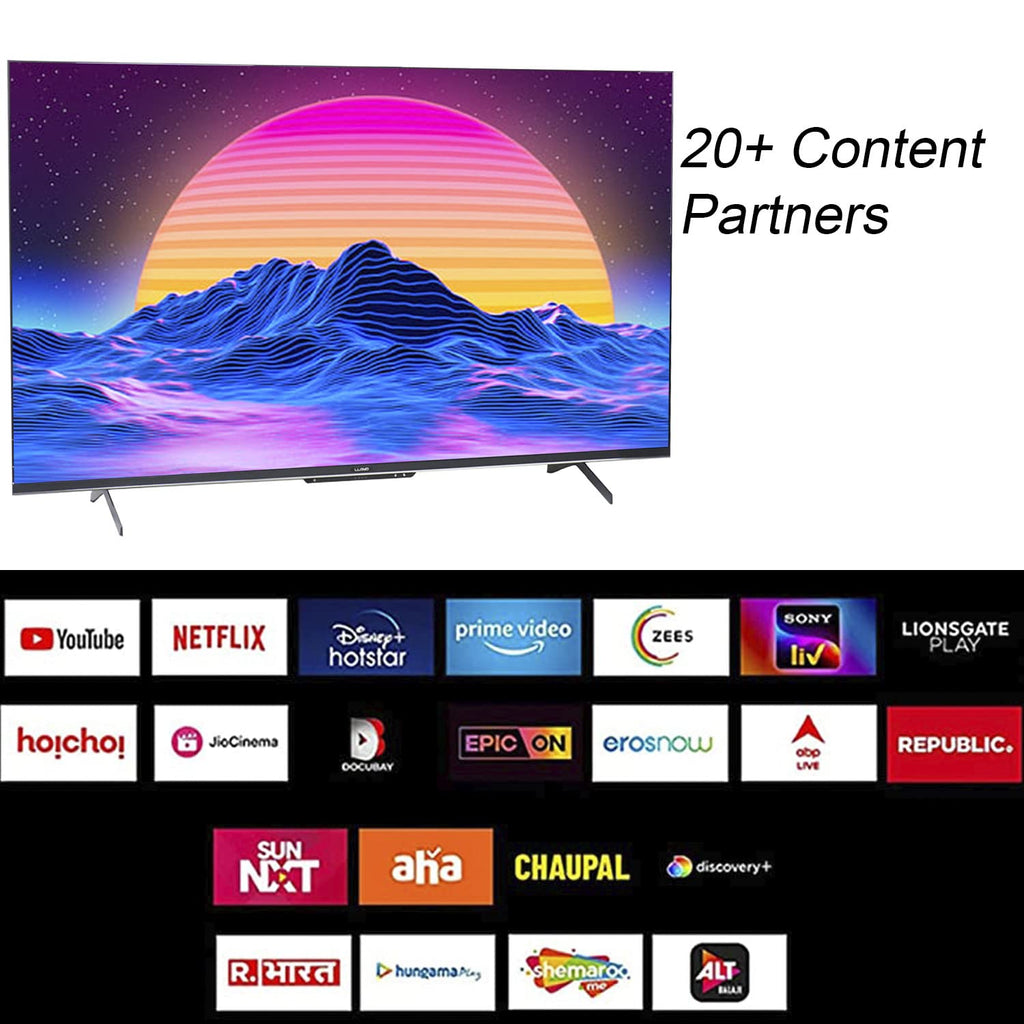 Lloyd 65QX900D 65-Inch 4K Ultra HD Smart Google QLED TV with Dolby Vision & Atmos | 2GB RAM, 16GB Storage | Hands-Free Voice Control | Bezel-Less Design