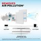 Honeywell Move Pure3 Car Air Purifier – HEPA H12 Filter, Ionizer, Odour Removal, 3 USB Ports, CADR 24 m³/h – White
