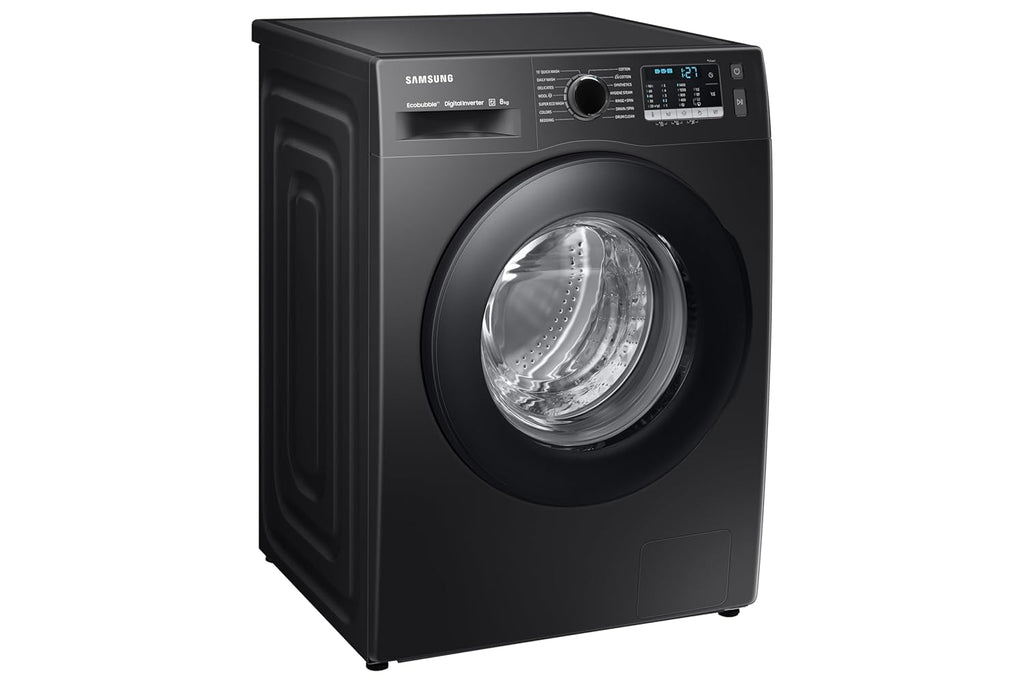Samsung WW80TA046AB1TL 8 kg, Hygiene Steam with Inbuilt Heater, Digital Inverter, Fully-Automatic Front Load Washing Machine ( Black)