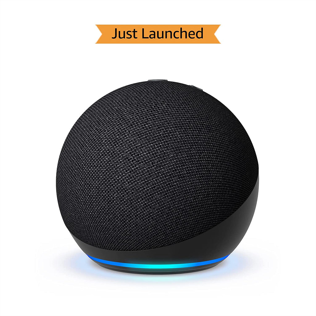 Amazon Echo Dot (5th Gen ) | Smart speaker with Bigger sound, Motion Detection, Temperature Sensor and Alexa| Black
