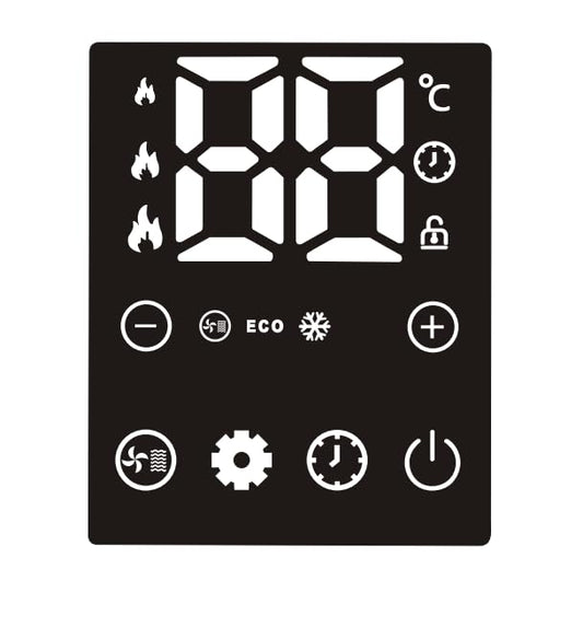 Russell Hobbs ROR11DF 2900W 11-Fin Oil Filled Radiator Room Heater | Smart Digital Heating, 24H Timer, 3 Intelligent Modes, Safety Protection | LED Touch, Foldable Wheels | 2 Yr Warranty