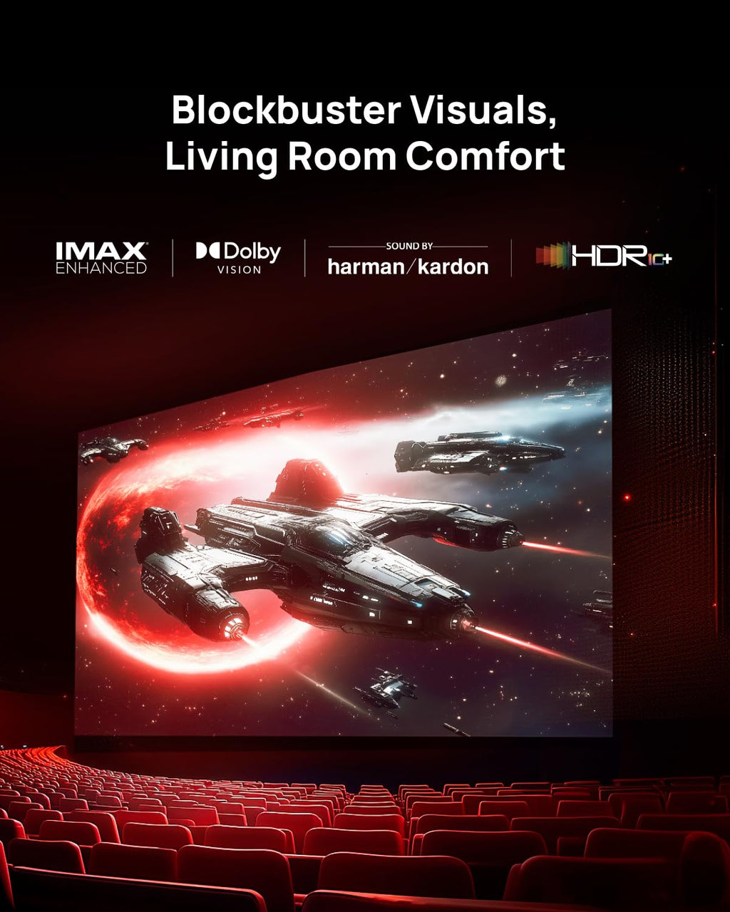XGIMI Horizon 20 4K RGB Triple Laser Home Projector, 3200 ISO Lumens, Google TV, Licensed Netflix, Optical Zoom & Lens Shift, IMAX Enhanced, Dolby Vision, 300" Display, 240Hz, 1ms Lag