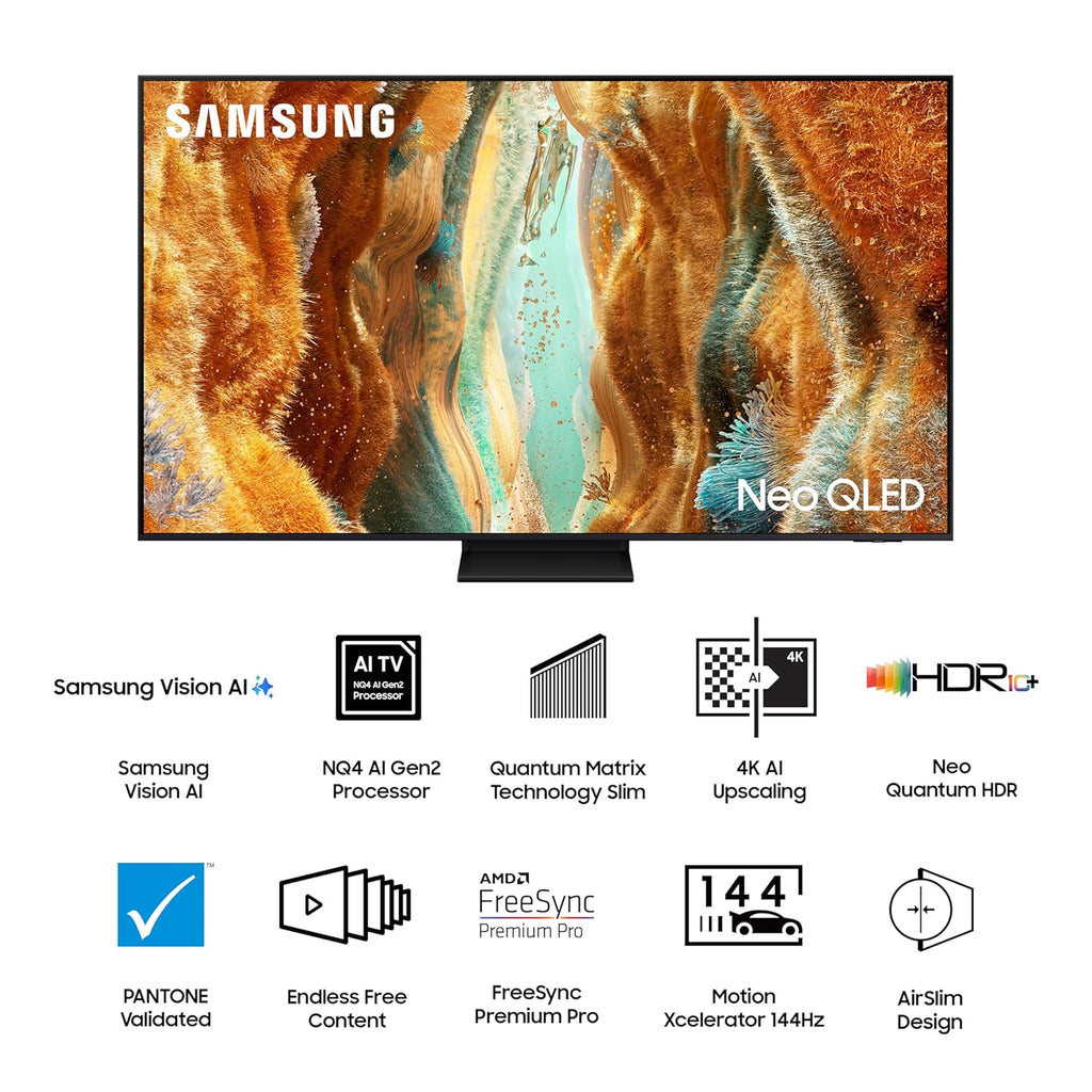 Samsung QA65QN70FAULXL 65 Inch 4K Ultra HD Neo QLED Smart TV | Mini LED | 144Hz | Quantum Matrix | AI Gen2 Processor